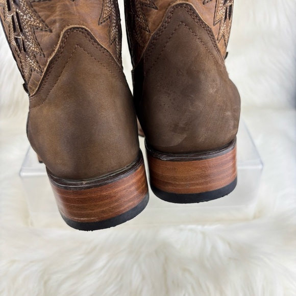 Cuatrero Pull Up Western Cowboy Boots - Picture 6 of 15